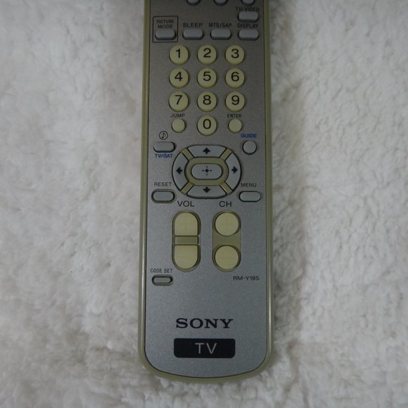SONY RM-Y195 TV, VCR, DVD, SAT, CABLE, REMOTE CONTROL - Picture 3 of 4